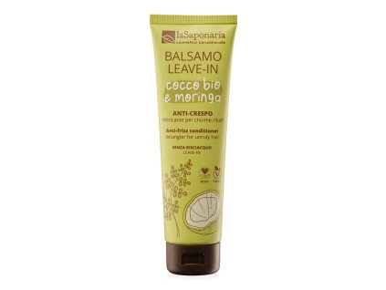 balsamo leave in anti crespo cocco bio e moringa