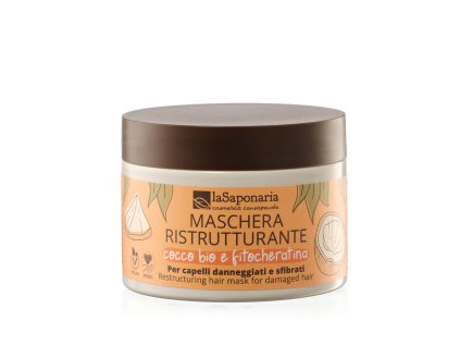 maschera ristrutturante cocco bio fitocheratina