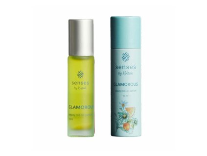 Kvitok Senses Roll-on olejový parfém Glamorous (10 ml) - sladká krémová vůně (Varianta on olejový parfém Glamorous (10 ml) - sladká krémová vůně)