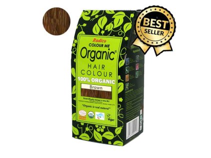 Radico Přírodní barva na vlasy BIO (100 g) - hnědá - pro zdraví, lesk a sílu (Varianta hnědá - pro zdraví, lesk a sílu)