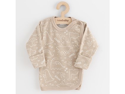 Kojenecká košilka New Baby Classic II dino béžový (Velikost 50)