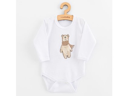 Kojenecké body s dlouhým rukávem New Baby Polar Bear (Velikost 68 (4-6m))