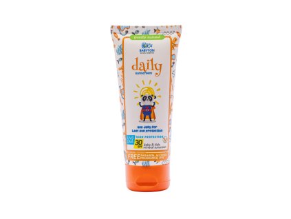 Babyton Opalovací krém pro děti SPF 30 DAILY (100 ml) - s přírodním minerálním filtrem (Varianta s přírodním minerálním filtrem)