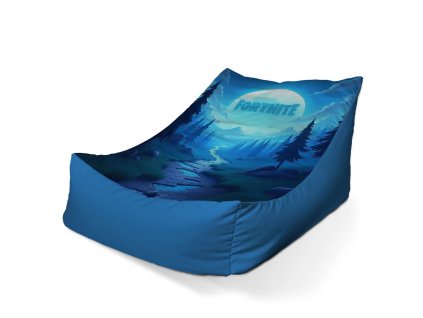 Sablio Sedací vak Lounge FORTNITE Modré údolí s měsícem - 120 x 100 x 80 cm (Varianta Sablio Sedací vak Lounge FORTNITE Modré údolí s měsícem - 80 x 95 x 50 cm)