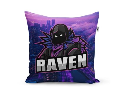 Sablio Polštář FORTNITE RAVEN Steampunk město - 40x40 cm (Varianta Sablio Polštář FORTNITE RAVEN Steampunk město - 40x40 cm)