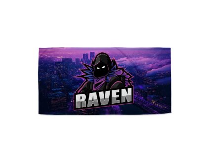 Sablio Ručník FORTNITE RAVEN Steampunk město - 30x50 cm (Varianta Sablio Ručník FORTNITE RAVEN Steampunk město - 30x50 cm)
