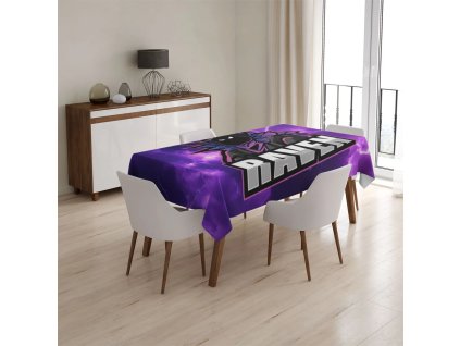 Sablio Ubrus FORTNITE RAVEN Fialová bouře - 130x130 cm (Varianta Sablio Ubrus FORTNITE RAVEN Fialová bouře - 130x130 cm)