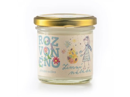 Rozvoněno Vonná svíčka - Zimní nálada (130 ml) (Varianta Zimní nálada (130 ml))