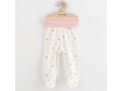 Kojenecké polodupačky New Baby Classic II medvídek růžový (Velikost 68 (4-6m))