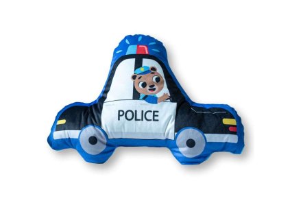 DL 473133 tvarovany mikroplysovy polstarek policie