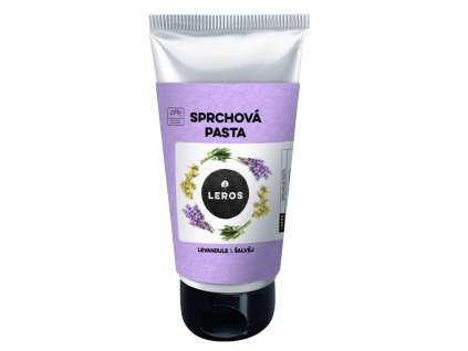 LEROS Sprchová pasta (130 ml) - Levandule & šalvěj - našlehaná textura vhodná i na holení (Varianta Levandule & šalvěj - našlehaná textura vhodná i na holení)
