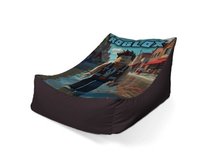 Sablio Sedací vak Lounge ROBLOX Město - 120 x 100 x 80 cm (Varianta Sablio Sedací vak Lounge ROBLOX Město - 80 x 95 x 50 cm)