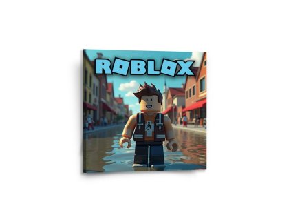 Sablio Obraz ROBLOX Město - 50x50 cm (Varianta Sablio Obraz ROBLOX Město - 50x50 cm)