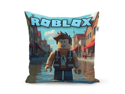 Sablio Polštář ROBLOX Město - 40x40 cm (Varianta Sablio Polštář ROBLOX Město - 40x40 cm)