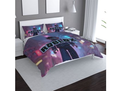 Sablio Povlečení ROBLOX Neonové město - 140x200 / 90x70 (Varianta Sablio Povlečení ROBLOX Neonové město - 140x200 / 90x70)