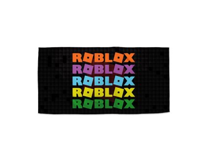 Sablio Ručník ROBLOX Barevný text - 30x50 cm (Varianta Sablio Ručník ROBLOX Barevný text - 30x50 cm)