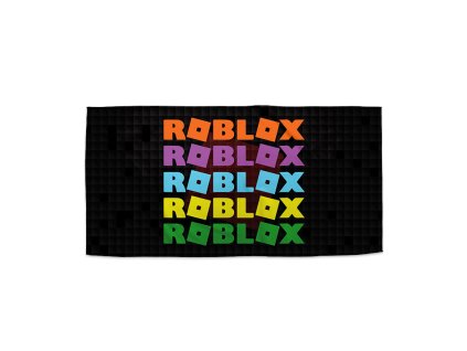 Sablio Ručník ROBLOX Barevný text