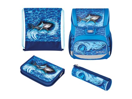 Herlitz - Taška školní Loop+, žralok