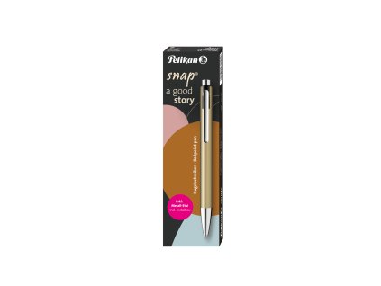 Pelikan - Pero kuličkové K10 zlaté Snap Metalic