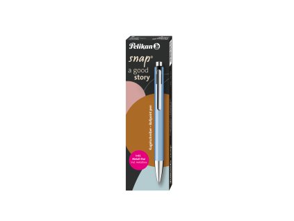 Pelikan - Pero kuličkové K10 modré Snap Metalic