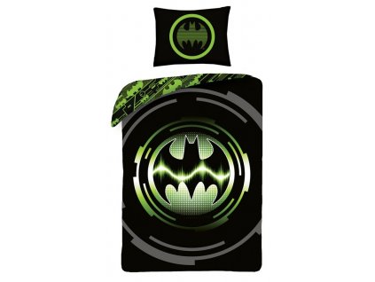 HALANTEX Povlečení Batman green Bavlna, 140/200, 70/90 cm