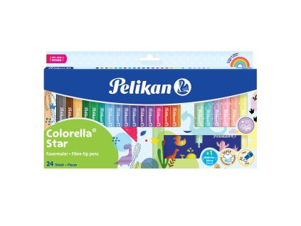 Pelikan - Fixy Colorella 24 ks + šablona