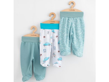 Kojenecké polodupačky New Baby Classic II 3ks boy (Velikost 62 (3-6m))