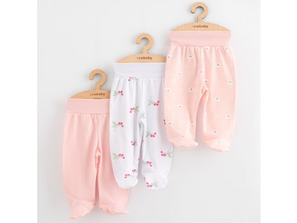 Kojenecké polodupačky New Baby Classic II 3ks girl (Velikost 74 (6-9m))