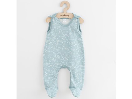 Kojenecké dupačky New Baby Classic II dino mátové (Velikost 68 (4-6m))