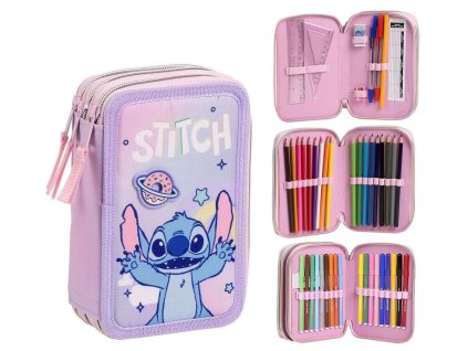 VYBAVENÝ TŘÍPATROVÝ PENÁL LILO A STITCH (Velikost uni)