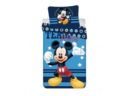 JERRY FABRICS Povlečení Mickey Team Bavlna, 140/200, 70/90 cm