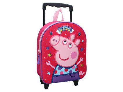 3D TROLLEY BATOH PEPPA PIG (Velikost uni)