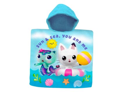 PONČO GÁBININ KOUZELNÝ DOMEK - GABBY’S DOLLHOUSE (Velikost uni)