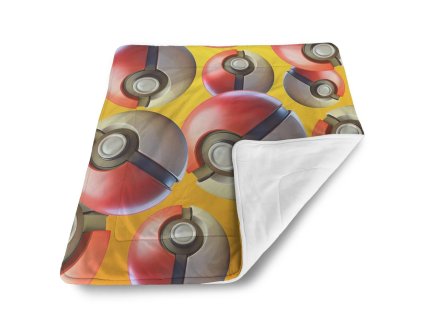 Sablio Deka pro miminko Pokemon ball Pattern - 80x100 cm (Varianta Sablio Deka pro miminko Pokemon ball Pattern - 80x100 cm)