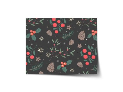 Sablio Plakát Sváteční les - 60x40 cm (Varianta Sablio Plakát Sváteční les - 60x40 cm)