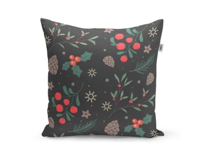 Sablio Polštář Sváteční les - 40x40 cm (Varianta Sablio Polštář Sváteční les - 40x40 cm)