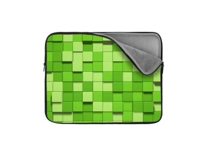 Sablio Obal na notebook Green Blocks 3D - 13" (Varianta Sablio Obal na notebook Green Blocks 3D - 13")