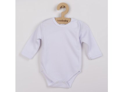 Kojenecké body celorozepínací New Baby Classic bílé (Velikost 50)