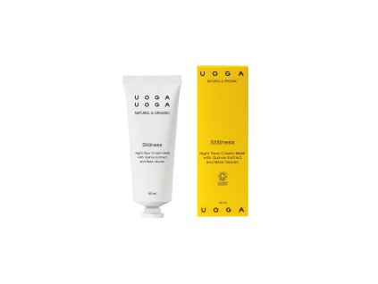 Uoga Uoga Výživná pleťová noční maska Stillness BIO (40 ml) - s intenzivním hydratačním účinkem (Varianta s intenzivním hydratačním účinkem)