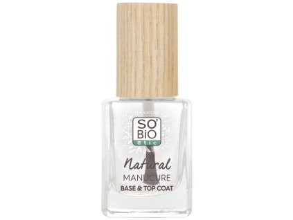 SO’BiO étic Lak na nehty transparentní - základní a top vrstva (11 ml) - zpevní a vyhladí nehty (Varianta základní a top vrstva (11 ml) - zpevní a vyhladí nehty)