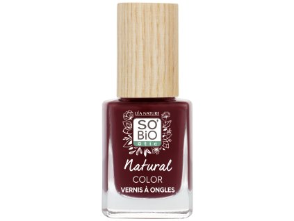 SO’BiO étic Lak na nehty - 15 svůdná červená (11 ml) - se zářivou a intenzivní barvou (Varianta 15 svůdná červená (11 ml) - se zářivou a intenzivní barvou)