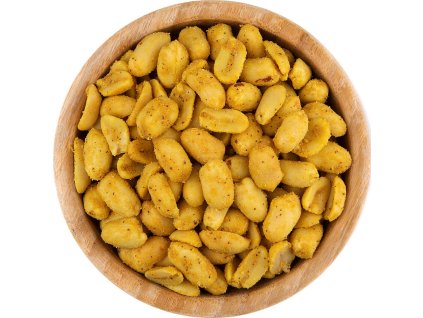Arašídy solené s příchutí hořčice (Množství 500 g)