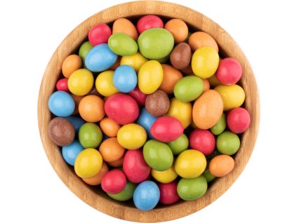 Arašídy v čokoládové krustě s přírodními barvivy (Množství 250 g)