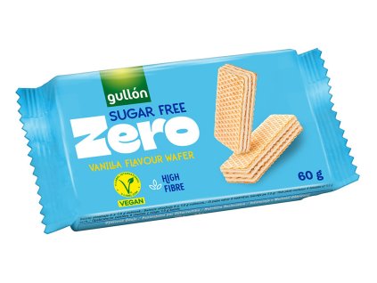 Gullón Vanilla oplatky plněné krémem s vanilkovou příchutí bez cukru (Množství 180 g)