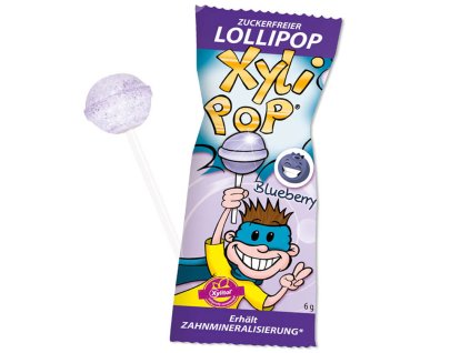 Miradent Xylitol lízátko BORŮVKA (Množství 1 ks)