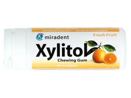 4964 1 miradent xylitol zvykacky cerstve ovoce 30 ks
