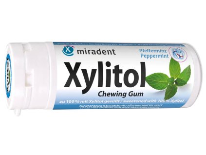 4961 1 miradent xylitol zvykacky peppermint 30 ks