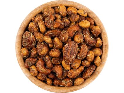 Směs ořechů v medu s rozmarýnem (Množství 250 g)