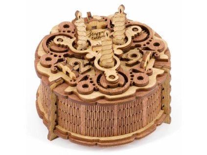 birthday cake gift puzzle box