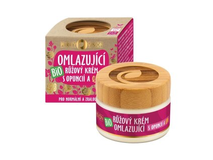 Purity Vision Růžový krém omlazující BIO (40 ml) - pro mladistvý vzhled (Varianta pro mladistvý vzhled)